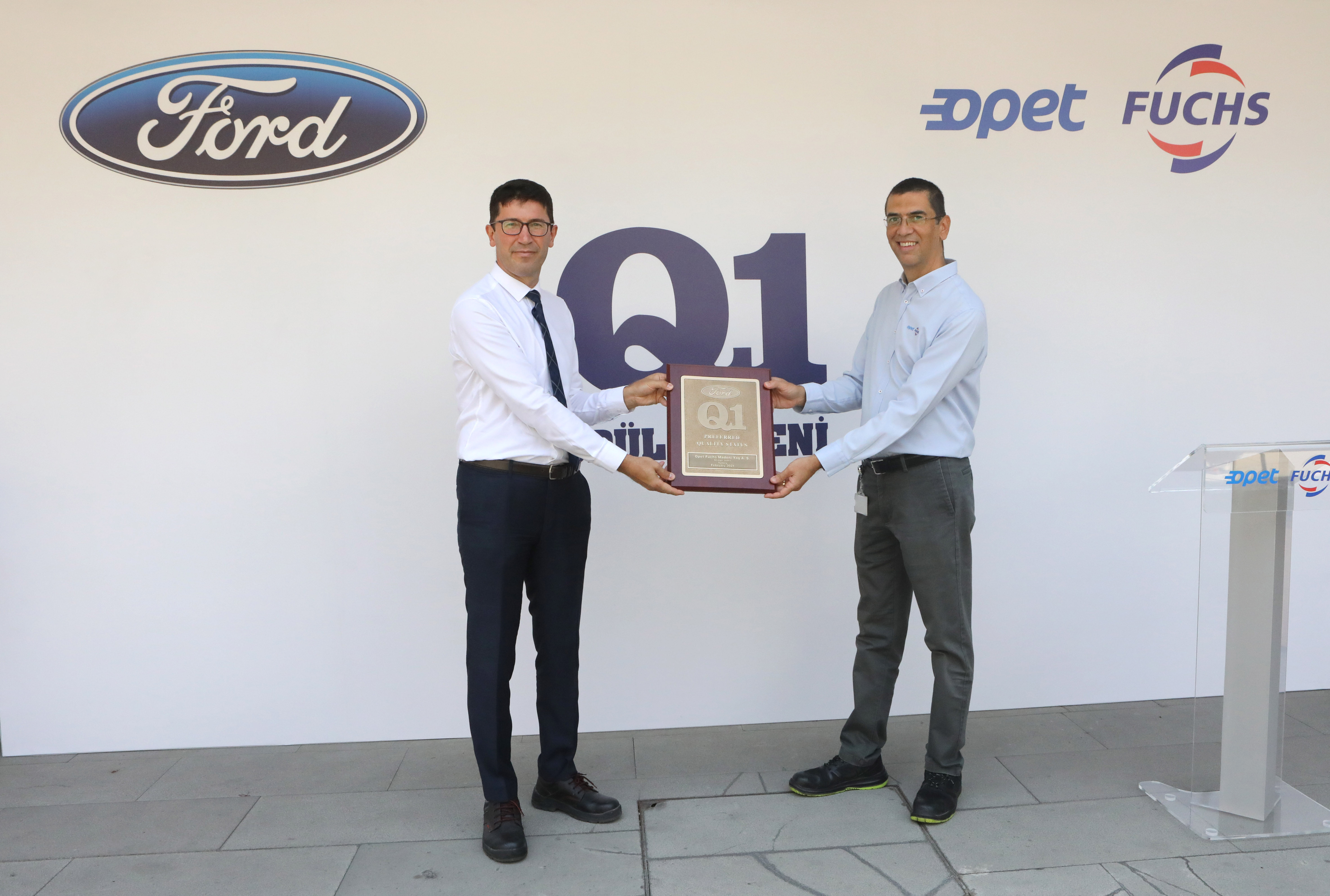 Виробництво мастильних матеріалів Opet сертифіковано Ford Q1 Quality Certificate